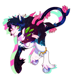 Size: 1853x1970 | Tagged: safe, artist:octogreed, oc, oc only, monster pony, original species, pony, augmented tail, simple background, solo, transparent background, unshorn fetlocks