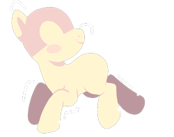 Size: 816x643 | Tagged: safe, artist:peachesandcreamated, oc, oc only, earth pony, pony, blush sticker, blushing, commission, earth pony oc, looking up, simple background, smiling, solo, transparent background, your character here