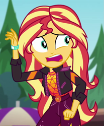 Size: 615x741 | Tagged: safe, screencap, sunset shimmer, equestria girls, equestria girls specials, g4, my little pony equestria girls: better together, my little pony equestria girls: sunset's backstage pass, cropped, female, music festival outfit, solo