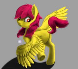 Size: 3400x3000 | Tagged: safe, artist:lemonsoup, oc, oc only, oc:lemon soup, pegasus, pony, butt, cube, female, high res, looking back, mare, mouth hold, plot, raised tail, spread wings, tail, wings