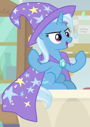 Size: 620x872 | Tagged: safe, screencap, trixie, a horse shoe-in, g4, cropped