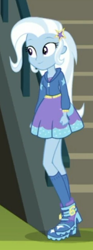 Size: 292x784 | Tagged: safe, screencap, trixie, equestria girls, g4, my little pony equestria girls: better together, sock it to me, cropped, female
