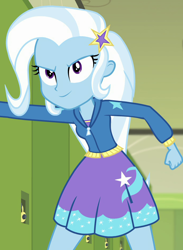 Size: 688x940 | Tagged: safe, screencap, trixie, equestria girls, equestria girls specials, g4, my little pony equestria girls: better together, my little pony equestria girls: forgotten friendship, cropped, female, solo