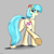 Size: 2946x2960 | Tagged: safe, artist:renarde-louve, coco pommel, earth pony, pony, g4, butt, female, gray background, high res, hooves, looking back, mare, plot, raised hoof, simple background, solo, underhoof