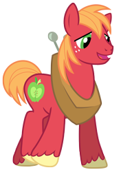 Size: 5106x7250 | Tagged: safe, artist:estories, big macintosh, earth pony, pony, g4, absurd resolution, male, simple background, solo, transparent background, vector