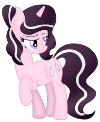 Size: 1887x2285 | Tagged: safe, artist:soulakai41, oc, oc only, oc:magpie, pony, unicorn, female, mare, simple background, solo, transparent background