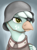 Size: 756x1016 | Tagged: safe, artist:cofido, oc, oc only, oc:cecilia marshtail, griffon, equestria at war mod, bust, clothes, eyepatch, general, gray background, griffon oc, helmet, military uniform, portrait, simple background, solo, stahlhelm, uniform