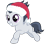 Size: 817x722 | Tagged: safe, artist:frownfactory, artist:jawsandgumballfan24, edit, rumble, pegasus, pony, g4, 1000 years in photoshop, christmas, colt, cute, foal, hat, holiday, male, rumblebetes, santa hat, simple background, solo, transparent background, vector