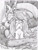 Size: 734x960 | Tagged: safe, artist:petanoprime, discord, fluttershy, draconequus, pegasus, pony, g4, both cutie marks, duo, eyes closed, female, grayscale, mare, monochrome, signature, traditional art