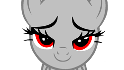 Size: 1000x563 | Tagged: safe, artist:xstormi, oc, oc only, earth pony, pony, base, bedroom eyes, earth pony oc, looking at you, simple background, smiling, solo, white background