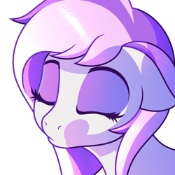 Size: 2048x2048 | Tagged: safe, artist:cherry pop, oc, oc only, oc:mewio, bust, emote, female, high res, mare, portrait, simple background, transparent background