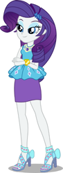 Size: 310x854 | Tagged: safe, artist:pikachu dash, artist:seahawk270, rarity, a fine line, equestria girls, g4, my little pony equestria girls: better together, bracelet, clothes, crossed arms, dress, female, high heels, jewelry, legs, pencil skirt, rarity peplum dress, shoes, simple background, skirt, solo, vector, white background