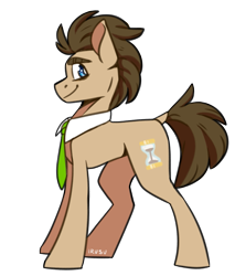Size: 1073x1259 | Tagged: safe, artist:lrusu, doctor whooves, time turner, earth pony, pony, g4, dock, male, simple background, solo, transparent background