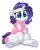 Size: 3000x3724 | Tagged: safe, artist:dimfann, rarity, pony, unicorn, series:pony re-watch, g4, my little pony: friendship is magic, suited for success, bathrobe, belly, clothes, colored pupils, crossed arms, cute, feather boa, female, floppy ears, high res, mare, messy mane, pouting, raribetes, robe, simple background, sitting, slippers, solo, transparent background, underhoof