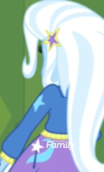 Size: 218x360 | Tagged: safe, screencap, trixie, equestria girls, equestria girls specials, g4, my little pony equestria girls: better together, my little pony equestria girls: forgotten friendship, cropped, discovery family logo, female, solo