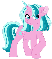 Size: 1024x1173 | Tagged: safe, artist:azure-art-wave, oc, oc only, oc:crystal clear, pony, unicorn, broken horn, crystal horn, female, horn, mare, simple background, solo, transparent background