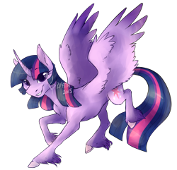 Size: 1280x1233 | Tagged: safe, artist:thelionmedal, twilight sparkle, alicorn, pony, g4, cute, ear fluff, female, leg fluff, mare, simple background, smiling, solo, spread wings, transparent background, twiabetes, twilight sparkle (alicorn), unshorn fetlocks, wings