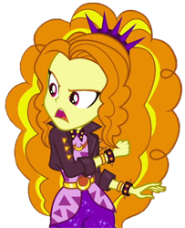 Size: 2048x2524 | Tagged: safe, edit, edited screencap, editor:lonely fanboy48, screencap, adagio dazzle, equestria girls, equestria girls specials, g4, my little pony equestria girls: better together, my little pony equestria girls: sunset's backstage pass, annoyed, background removed, clothes, female, high res, not a vector, open mouth, simple background, solo, transparent background