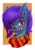 Size: 764x1080 | Tagged: safe, artist:sofiko-ko, oc, oc only, bat pony, pony, bat pony oc, bust, candy, candy cane, christmas, clothes, food, holiday, scarf, solo