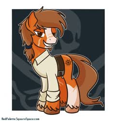 Size: 1280x1346 | Tagged: safe, artist:redpalette, oc, earth pony, pony, cute, male, pirate, smiling, stallion