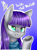 Size: 1920x2620 | Tagged: safe, artist:drawcraft123, boulder (g4), maud pie, earth pony, pony, g4, blue background, bust, dialogue, female, mare, open mouth, portrait, raised hoof, simple background, solo