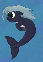 Size: 3750x5448 | Tagged: safe, artist:ahorseofcourse, oc, oc only, oc:belle luga, original species, female, solo, underwater, whalepony