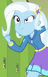 Size: 350x564 | Tagged: safe, screencap, trixie, equestria girls, equestria girls specials, g4, my little pony equestria girls: better together, my little pony equestria girls: forgotten friendship, cropped, female, solo