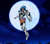 Size: 4150x3642 | Tagged: safe, artist:mauroz, princess luna, human, g4, dark skin, female, full moon, humanized, moon, solo