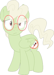 Size: 1132x1580 | Tagged: safe, artist:maximumbark, oc, oc only, oc:ecto, pegasus, pony, female, ghostbusters, glasses, mare, simple background, solo, transparent background