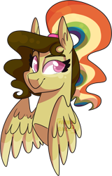 Size: 671x1051 | Tagged: safe, artist:maximumbark, oc, oc only, pegasus, pony, bust, female, mare, portrait, simple background, solo, transparent background