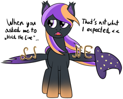 Size: 1024x830 | Tagged: safe, artist:cloudy95, oc, oc only, oc:sophie, bat pony, pony, female, hat, mare, pun, simple background, solo, transparent background, visual pun, witch hat