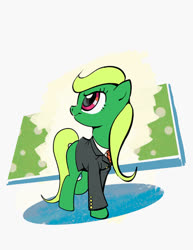 Size: 539x700 | Tagged: safe, artist:tswt, oc, oc only, earth pony, pony, clothes, female, lawyer, mare, necktie, request, solo, suit, walking