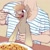 Size: 1137x1143 | Tagged: safe, artist:elicitie, oc, oc only, oc:cookie malou, earth pony, human, pony, eating, food, holding a pony, meme, pasta, ponified, ponified animal photo, spaghetti, uvula