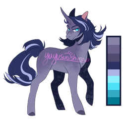 Size: 1280x1248 | Tagged: safe, artist:yuyusunshine, oc, oc only, pony, unicorn, male, reference sheet, simple background, solo, stallion, transparent background