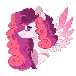 Size: 1024x1024 | Tagged: safe, artist:chococolte, oc, oc only, pegasus, pony, bust, female, mare, portrait, simple background, solo, transparent background