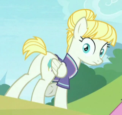 Size: 321x303 | Tagged: safe, screencap, summer breeze, pegasus, pony, 2 4 6 greaaat, g4, butt, cropped, female, friendship student, plot, solo