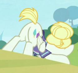 Size: 268x252 | Tagged: safe, screencap, summer breeze, pony, 2 4 6 greaaat, g4, butt, cropped, female, friendship student, plot, solo