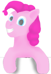 Size: 905x1307 | Tagged: safe, artist:gamedevanon, pinkie pie, earth pony, pony, g4, cute, diapinkes, digital art, female, happy, looking at you, simple background, smiling, solo, transparent background, white background