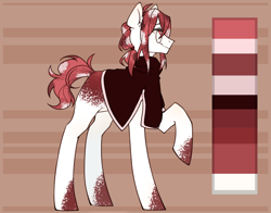 Size: 1080x846 | Tagged: safe, artist:rerorir, oc, oc only, earth pony, pony, glasses, male, solo, stallion