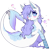 Size: 1177x1147 | Tagged: safe, artist:aniimoni, oc, oc only, oc:zelda, merpony, original species, blushing, female, seafin, simple background, solo, transparent background