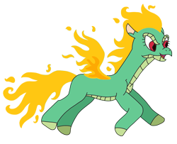 Size: 2207x1791 | Tagged: safe, artist:supahdonarudo, tianhuo (tfh), dragon, hybrid, longma, them's fightin' herds, community related, flying, mane of fire, open mouth, simple background, transparent background