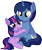 Size: 6490x7725 | Tagged: safe, artist:cyanlightning, night light, twilight sparkle, pony, unicorn, g4, .svg available, absurd resolution, blank flank, chest fluff, cute, duo, ear fluff, father and child, father and daughter, female, filly, filly twilight sparkle, lightabetes, male, simple background, smiling, stallion, transparent background, twiabetes, unicorn twilight, vector, younger