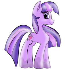 Size: 1225x1225 | Tagged: safe, artist:celestial00moon, twilight sparkle, earth pony, pony, g4, earth pony twilight, female, g5 concept leak style, g5 concept leaks, mare, redesign, simple background, twilight sparkle (g5 concept leak), white background
