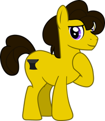 Size: 1086x1257 | Tagged: safe, artist:lightningbolt, derpibooru exclusive, oc, oc only, oc:terra, earth pony, pony, g4, .svg available, commission, looking at you, male, older, raised hoof, show accurate, simple background, solo, stallion, svg, transparent background, vector