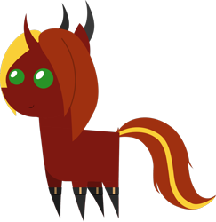 Size: 1920x1976 | Tagged: safe, artist:ikefanboy64, oc, oc only, oc:fire eclipse, pony, cute, female, mare, pointy ponies, simple background, transparent background, vector