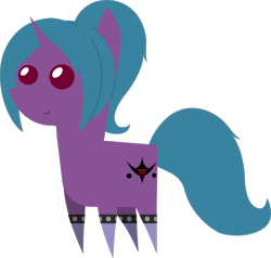 Size: 1920x1827 | Tagged: safe, artist:ikefanboy64, oc, oc only, oc:arcane shade, pony, cute, female, mare, pointy ponies, simple background, transparent background, vector