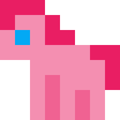 Size: 240x240 | Tagged: safe, artist:joeydr, derpibooru exclusive, pinkie pie, earth pony, pony, g4, 8-bit, female, mare, pixel art, simple background, solo, transparent background