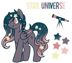 Size: 1026x895 | Tagged: safe, artist:ruef, oc, oc only, oc:star universe, pegasus, pony, female, mare, reference sheet, simple background, solo, transparent background