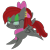 Size: 2100x2100 | Tagged: safe, artist:showtimeandcoal, oc, oc only, oc:bwae, pegasus, pony, bow, chibi, clothes, commission, cute, glasses, high res, icon, piercing, scarf, simple background, solo, stripes, transparent background, ych result