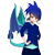 Size: 2361x2385 | Tagged: safe, artist:drakesparkle44, princess ember, human, g4, female, hand on hip, high res, horn, horned humanization, humanized, simple background, solo, tailed humanization, transparent background, winged humanization, wings